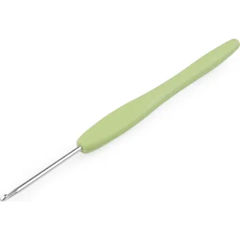 Nástroj na niť a příze Háček na háčkování se silikonovou rukojetí vel. 2,5-6, malé, 1 (2,5 mm) náhodná barva