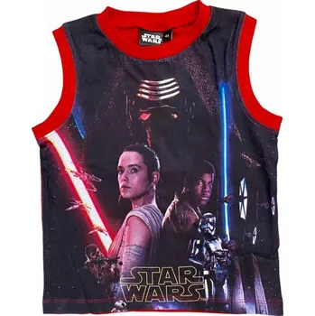 Chlapecké tričko Sun City Chlapecké letní tílko STAR WARS červené Barva: Červená, Velikost: 104
