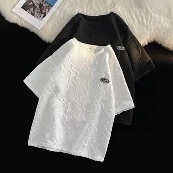 Volné pánské tričko a šortky se vzorem Velikost: 3XS, Barva (Varianta): Half sleeve White