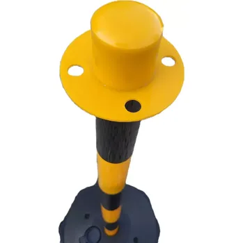 Plotový sloupek Černo-žlutý plastový skládací sloupek - průměr 4 cm, výška 90 cm