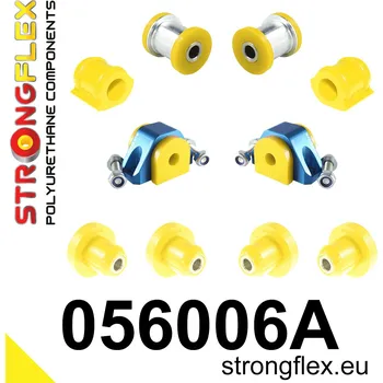 Silentblok nápravy 056006A: Strongflex Kompletní sada silentbloků pro zavěšení varianta SPORT 16mm M10