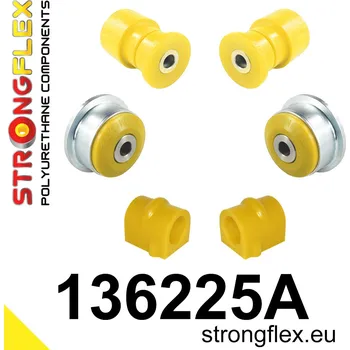 Silentblok nápravy 136225A: Strongflex Sada silentbloků předního zavěšení varianta SPORT 18mm