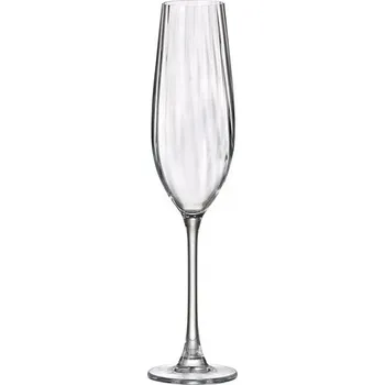 Sklenice BOHEMIA COLUMBA OPTIC SKLENICE NA ŠAMPAŇSKÉ 260ML SADA 6KS
