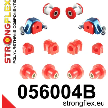 Silentblok nápravy 056004B: Strongflex Kompletní sada silentbloků pro zavěšení 19mm M12