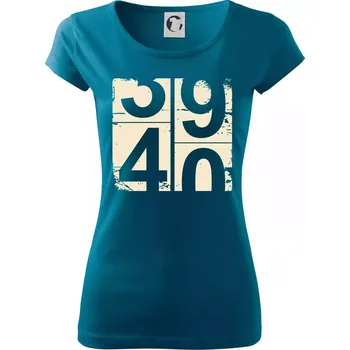 Tachometr 40 - Dámské triko Pure - XS ( Petrolejová )