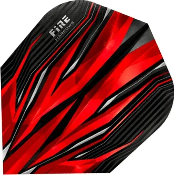 Letky na šipky Harrows Fire červené