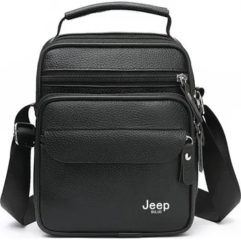 Pánská crossbody taška – kožená business taška s více kapsami Barva: small 523