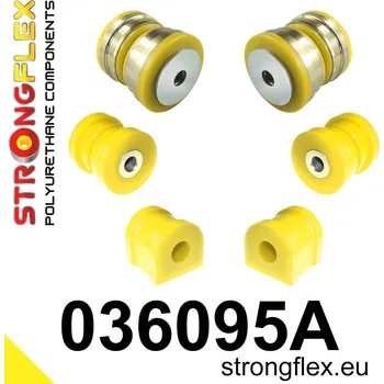Silentblok nápravy 036095A: Strongflex Sada silentbloků předního zavěšení varianta SPORT Custom 031924