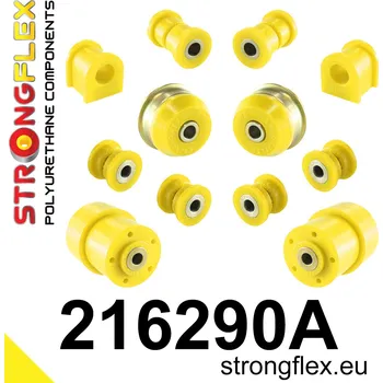 Silentblok nápravy 216290A: Strongflex Kompletní sada silentbloků pro zavěšení varianta SPORT 21mm