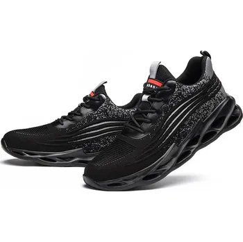 Pánská obuv Bezpečnostní tenisky s ochranou prstů a protiskluzovou podrážkou Barva: Šedá, Velikost: 39