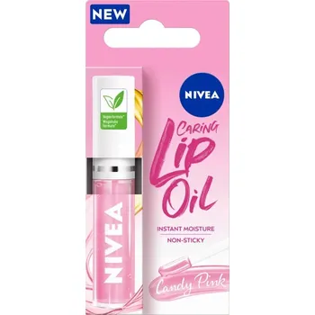 Nivea Pečující olej na rty Candy Pink 5,5 ml