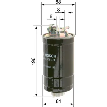 Palivový filtr Palivový filtr BOSCH 0 450 906 374