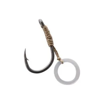 Rybářský háček KORUM - Háček s Gumičkou Banded Hook Hairs Barbed - Vel. 12, 5ks