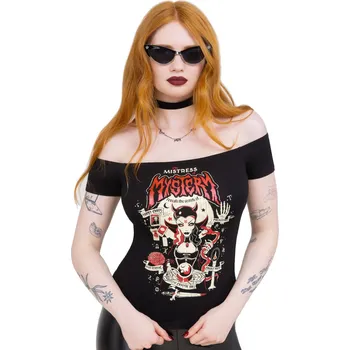 Dámské tričko tričko dámské - Mistress Mistery Bardot - KILLSTAR - KSRA013169 - M