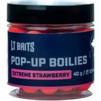Boilies LT BAITS Pop up Boilies 16mm 40g EXTREME STRAWBERRY