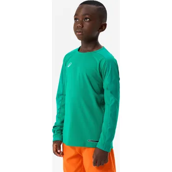 KIPSTA Dětský fotbalový dres s dlouhým rukávem Viralto Club 7 LET ZELENÁ