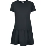 Krátké šaty z Urban Classics - Dámské tričkové šaty Valence - Ženy - černá