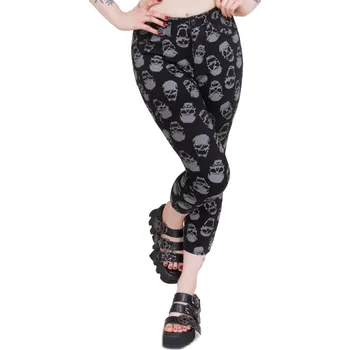 Dámské kalhoty kalhoty dámské 3/4 KILLSTAR - Heirloom - Black/Grey - 3XL