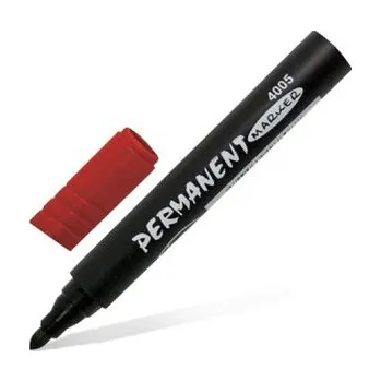 KOH-I-NOOR Červený lihový permanentní popisovač kulatý hrot