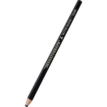 Uni-Ball UNI Dermatograph, vosková tužka, 12 ks Barva: Černá