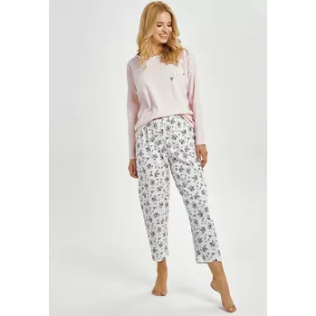 Pánské pyžamo Taro Ella pyžamo 3450 délka/r S-XL Z25/26 dámské Růžová XL