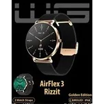 Winner Group WG - Chytré hodinky WG AirFlex3 Rizz It, dámské, 2x řemínek, zlatá 12952