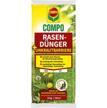 Hnojivo Trávníkové hnojivo proti plevelům COMPO, 10 kg