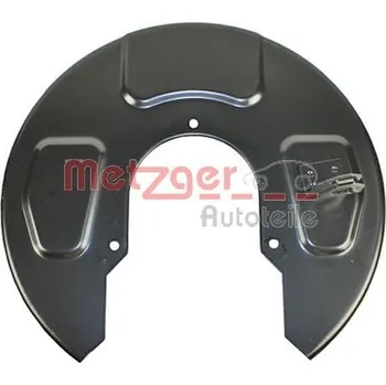 Brzdový kotouč Ochranný plech proti rozstřikování, brzdový kotouč METZGER 6115098