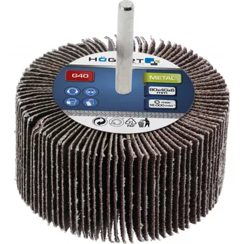 Brusný kotouč Brusný váleček lamelový 80x40x6 G120 HÖGERT (HT8D024)