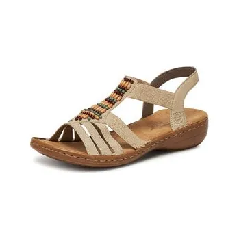 Dámská obuv Sandály Rieker 60851-62 Béžová 39