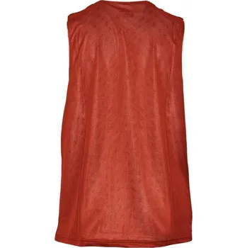 PEAK Pánský basketbalový oboustranný dres tréninkový 2XS BÍLÁ|ČERVENÁ