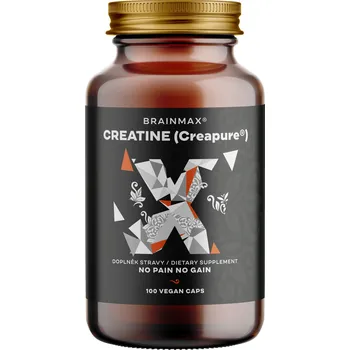 Sportovní výživa BrainMax Creapure kreatin monohydrát 875 mg 100 cps.