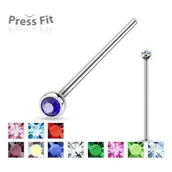 Piercing N0153-C Variabilní piercing do nosu - čirá