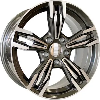 Alu kolo Alu kola Racing Line BY983, 18x8 5x120 ET30, šedivá + leštění