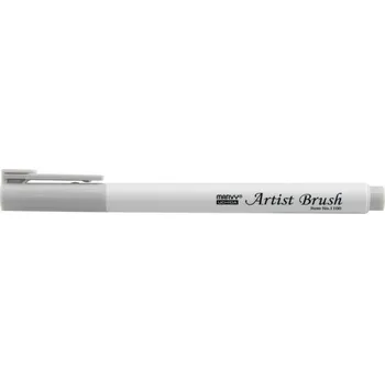 Marvy Umělecké fixy se štětcovým hrotem Artist Brush – 37 Light Cool Grey