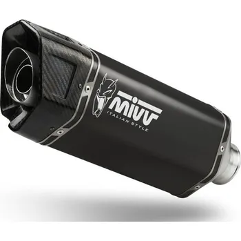 Výfuk pro motocykl Koncovka výfuku MIVV SR-1 SY.003.LR1XB černá