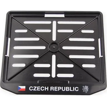 Držák SPZ Podložka pod SPZ MOTO, vlajky ČR