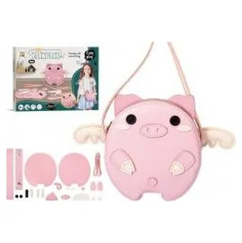 Set školních potřeb Plecak twórczy torebka Świnka