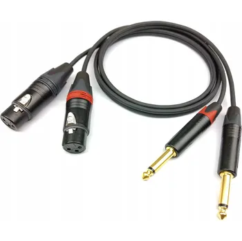 Audio kabel Kabel XLR - jack 6,3 mm LGJ Group CORDIAL KABEL 2xXLR ŻEŃSKI JACK NEUTRIK 8m 8 m (XLR kabel – 6,3 mm jack, 8 metrů)