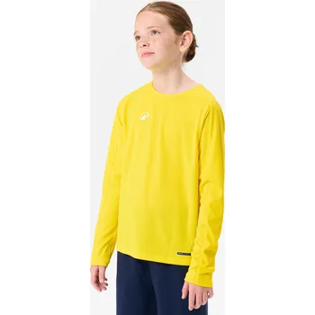 KIPSTA Dětský fotbalový dres s dlouhým rukávem Viralto Club 14 LET ŽLUTÁ