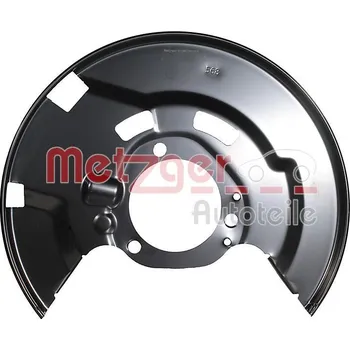 Brzdový kotouč Ochranný plech proti rozstřikování, brzdový kotouč METZGER 6115586