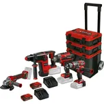 Sada AKU nářadí Einhell Professional TP-TK 18/4 (2× 4 Ah +)