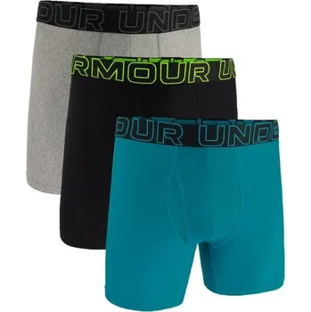 Boxerky Pánské boxerky Perf Tech 6in 3Pack Blue - Under Armour Barva: multicolor, Velikost: S
