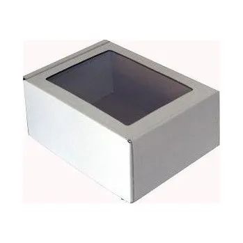 Dárková krabička Krabička jednodílná s okénkem 230 x 170 x 100 mm