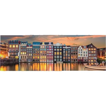 Clementoni Panoramatické Ráno v Amsterdamu 1000 dílků