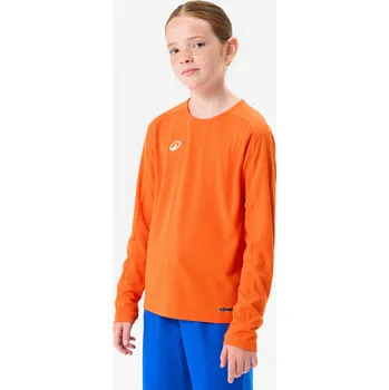 KIPSTA Dětský fotbalový dres s dlouhým rukávem Viralto Club 10 LET ORANŽOVÁ
