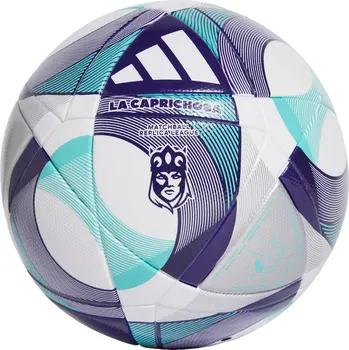 Fotbalový míč ADIDAS Míč Queens League La Caprichosa League 5 BÍLÁ|VÍCEBAREVNÁ|ŠEDÁ