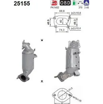 Katalyzátor Katalyzátor AS 25155