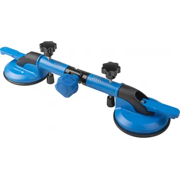 přísavka na sklo Dvojitá přísavka úhlová, 50 kg HÖGERT (HT3B345)