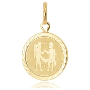 Přívěsek Přívěšek znamení Blíženci ze žlutého zlata ZZ1419BLIF + dárek zdarma